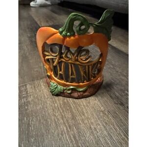 SCENTSY‎ Give Thanks Fall Pumpkin Thanksgiving Wrap Full Size Warmer